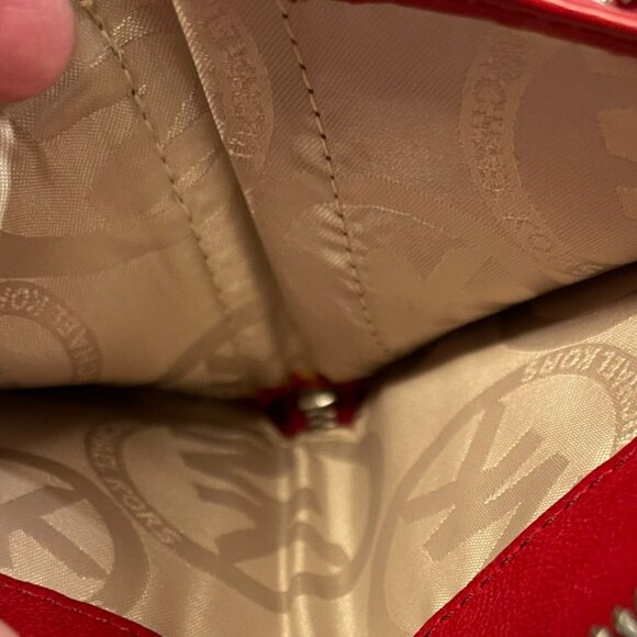 Michael Kors Small Quilted Leather Wallet - Red - Picture 5 of 7